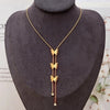 Simple Style Butterfly Titanium Steel Plating Pendant Necklace