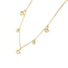 Simple Style Geometric Sterling Silver Inlay Zircon Necklace 1 Piece