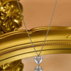 Simple Style Heart Shape Titanium Steel Gold Plated Zircon Pendant Necklace In Bulk