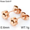 Simple Style Korean Style Animal Paw Print Titanium Steel Plating Bracelets Earrings Necklace