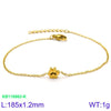 Simple Style Korean Style Animal Paw Print Titanium Steel Plating Bracelets Earrings Necklace
