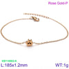 Simple Style Korean Style Animal Paw Print Titanium Steel Plating Bracelets Earrings Necklace