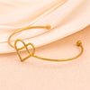 Simple Style Solid Color Stainless Steel Plating 18k Gold Plated Bracelets