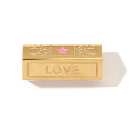 A Pack Of 3 16*13mm 19*7mm 201 Stainless Steel 18K Gold Plated Heart Shape Rectangle Polished OT Buckle Pendant Jewelry Buckle