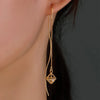 A Pair Of New Ins Fashion Jewelry S Shape Design Simple Tassel Earrings