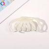 Ab Color Electroplated Cross Shark Hair Clip For Women Elegant Grip Hair Accessory Wholesale