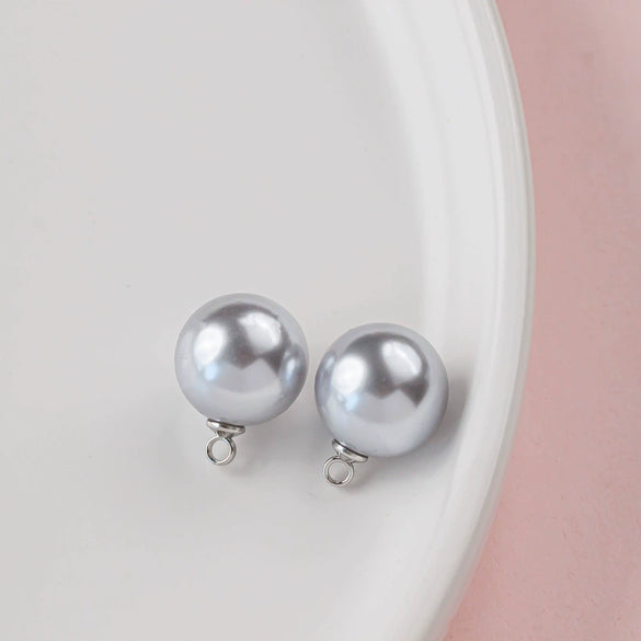 Abs Imitation Pearl Pendant Accessories Multicolor Water Drop Shape