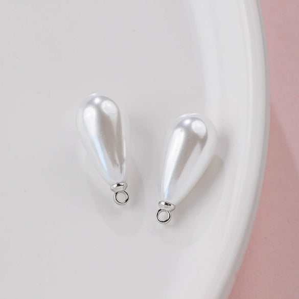 Abs Imitation Pearl Pendant Accessories Multicolor Water Drop Shape