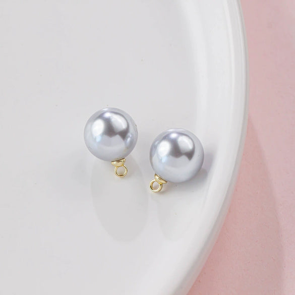 Abs Imitation Pearl Pendant Accessories Multicolor Water Drop Shape