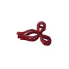 Academy Style Plaid Flocking Handmade Women's Hair Clip