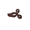 Academy Style Plaid Flocking Handmade Women's Hair Clip