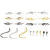 Accessories Copper Gold Plated Bat Wings Angel Wings Animal Tail Ears Baroque Style Electroplated
