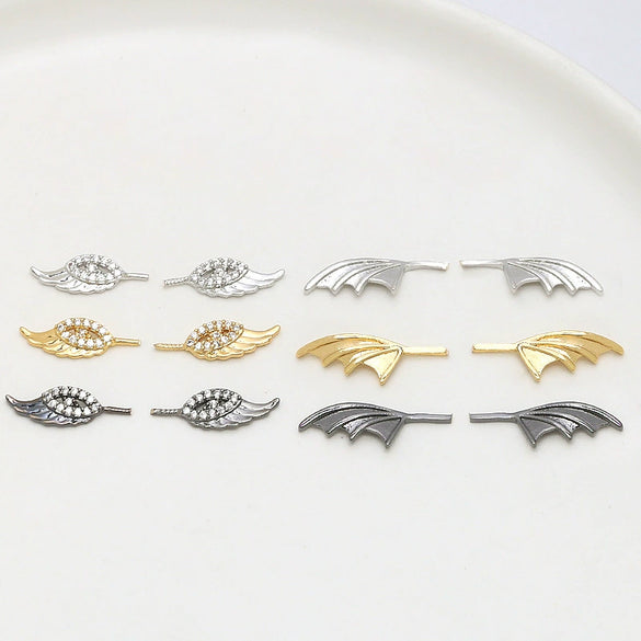Accessories Copper Gold Plated Bat Wings Angel Wings Animal Tail Ears Baroque Style Electroplated