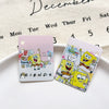 Accessories Plastic Resin Handmade Beaded Doublesided Ab Printing Line Pattern Cartoon Character Two Dimensions
