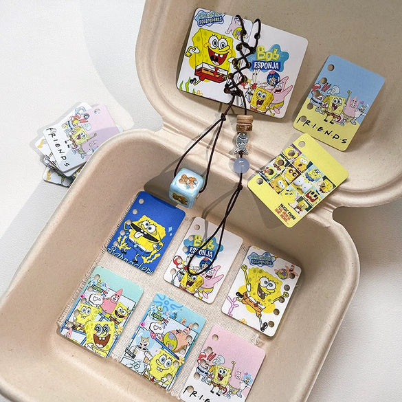 Accessories Plastic Resin Handmade Beaded Doublesided Ab Printing Line Pattern Cartoon Character Two Dimensions