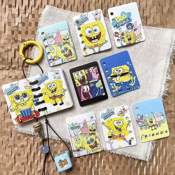 Accessories Plastic Resin Handmade Beaded Doublesided Ab Printing Line Pattern Cartoon Character Two Dimensions