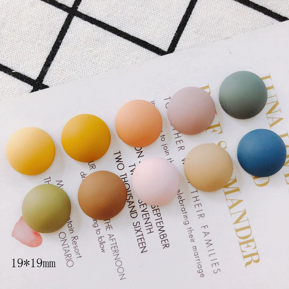 Accessories Plastic Resin Semicircle Baking Paint