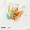 Accessories Resin Butterfly Pendant Micropaved Zircon Electroplated Minimalist Animal Style Necklace