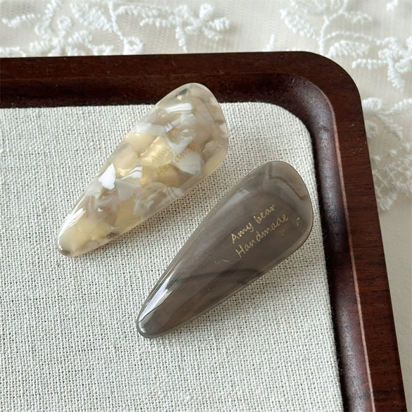 Acetic Acid Handmade Duckbill Hair Clips For Women Simple Style