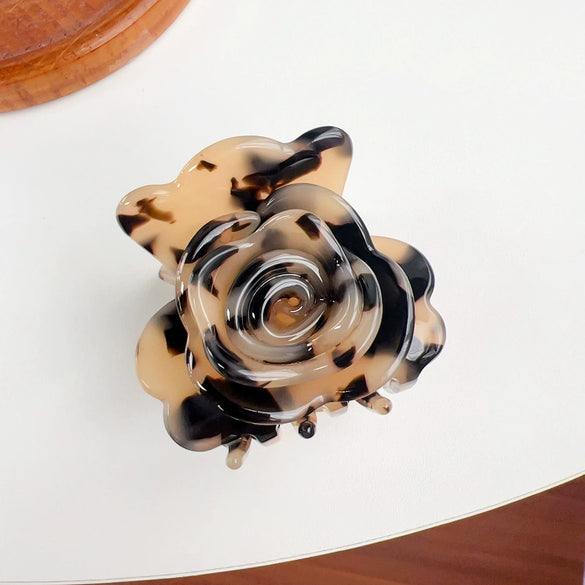 Acetic Acid Handmade Flower Women's Hair Accessories Grip Hairpin Shark Clip