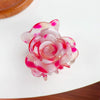 Acetic Acid Handmade Flower Women's Hair Accessories Grip Hairpin Shark Clip