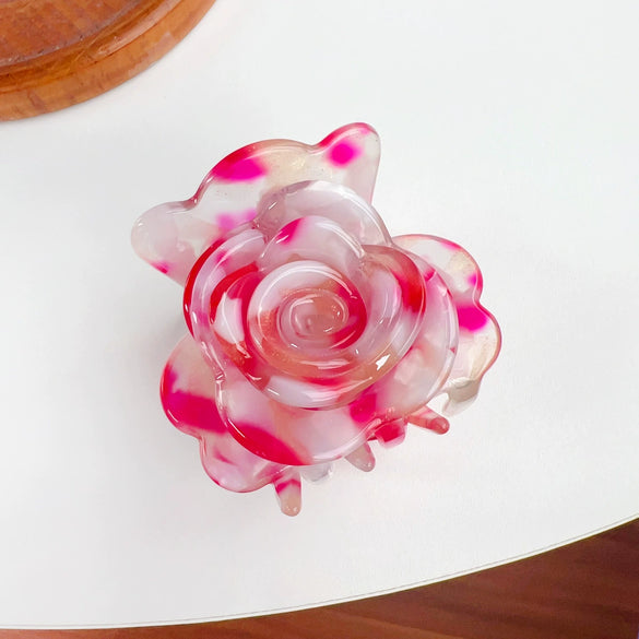 Acetic Acid Handmade Flower Women's Hair Accessories Grip Hairpin Shark Clip