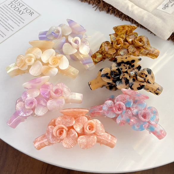 Acetic Acid Handmade Fresh Style Girly Head Clip For Women