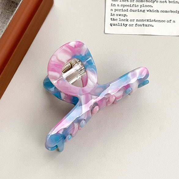 Acetic Acid Handmade Geometric Hair Grab Clip Women's Fashion Hair Accessories