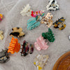 Acetic Acid Handmade Geometric Women's Hair Clips Grab Clip Bangs Clip Mini Shark Clip