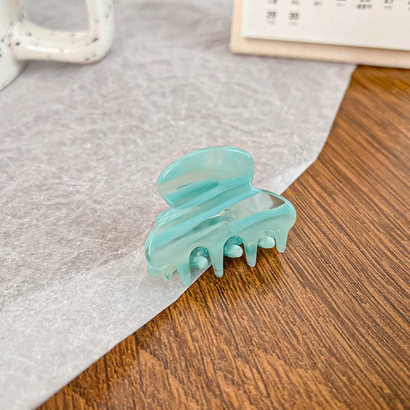 Acetic Acid Handmade Geometric Women's Hair Clips Grab Clip Bangs Clip Mini Shark Clip