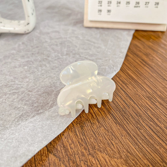 Acetic Acid Handmade Geometric Women's Hair Clips Grab Clip Bangs Clip Mini Shark Clip