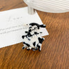 Acetic Acid Handmade Light Luxury Geometric Hair Grip Clip For Women