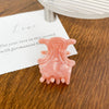 Acetic Acid Handmade Light Luxury Geometric Hair Grip Clip For Women