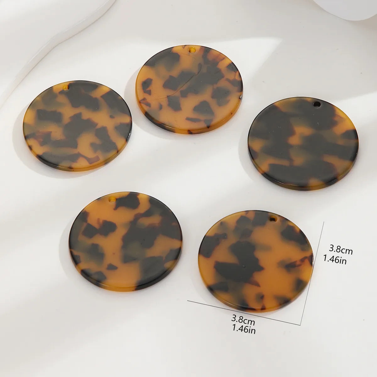 Acetic Acid Sheets Leopard Pendant