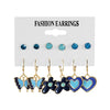 Acrylic Alloy Cute Animal Zodiac Micro Inlay Earrings