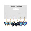 Acrylic Alloy Cute Animal Zodiac Micro Inlay Earrings