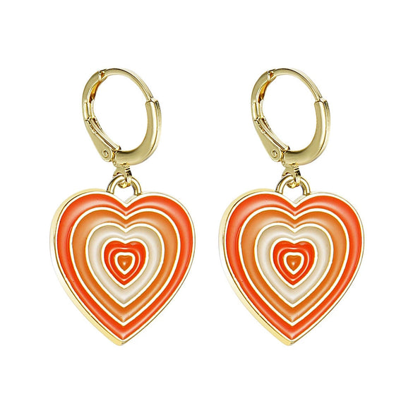 Acrylic Alloy Cute Animal Zodiac Micro Inlay Earrings