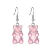 Acrylic Alloy Cute Animal Zodiac Micro Inlay Earrings