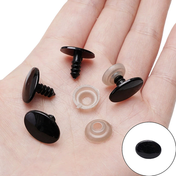 Acrylic Animal Eyes Nose Leather Pad Accessories Set For Plush Toy Dolls Diy Handmade