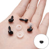 Acrylic Animal Eyes Nose Leather Pad Accessories Set For Plush Toy Dolls Diy Handmade