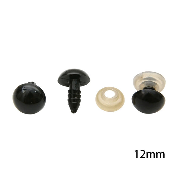 Acrylic Animal Eyes Nose Leather Pad Accessories Set For Plush Toy Dolls Diy Handmade