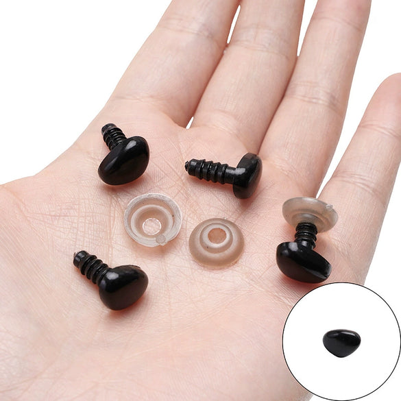 Acrylic Animal Eyes Nose Leather Pad Accessories Set For Plush Toy Dolls Diy Handmade