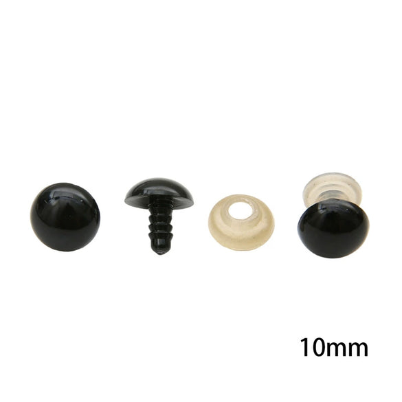 Acrylic Animal Eyes Nose Leather Pad Accessories Set For Plush Toy Dolls Diy Handmade