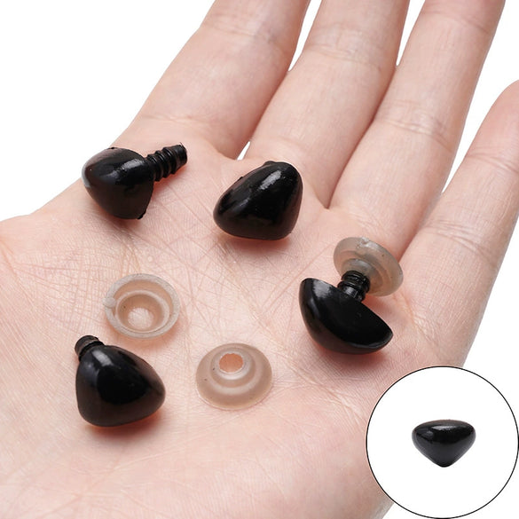 Acrylic Animal Eyes Nose Leather Pad Accessories Set For Plush Toy Dolls Diy Handmade