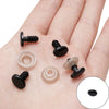 Acrylic Animal Eyes Nose Leather Pad Accessories Set For Plush Toy Dolls Diy Handmade