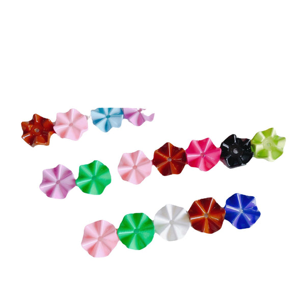 Acrylic Candy Color Petal Style Jewelry Accessories For Diy Bracelet Mobile Phone Chain Hairpin