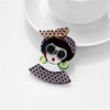 Acrylic Cartoon Simulation Figure Allmatch Fashion Decorative Brooch For Women With Printing