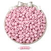 Acrylic Colorful Small Cylindrical Beads Macaron Color Hand Beaded Diy Handmade Loose Beads Jewelry Accessories Wholesale