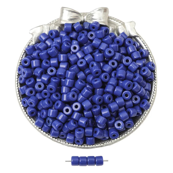 Acrylic Colorful Small Cylindrical Beads Macaron Color Hand Beaded Diy Handmade Loose Beads Jewelry Accessories Wholesale