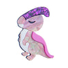 Acrylic Decorative Brooch With Clouds Rainbow Water Drops Sun Simulation Printing For Women
